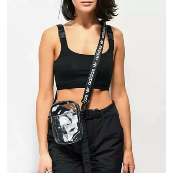 adidas Handbags - Adidas Original Clear Black Festival Crossbody Bag